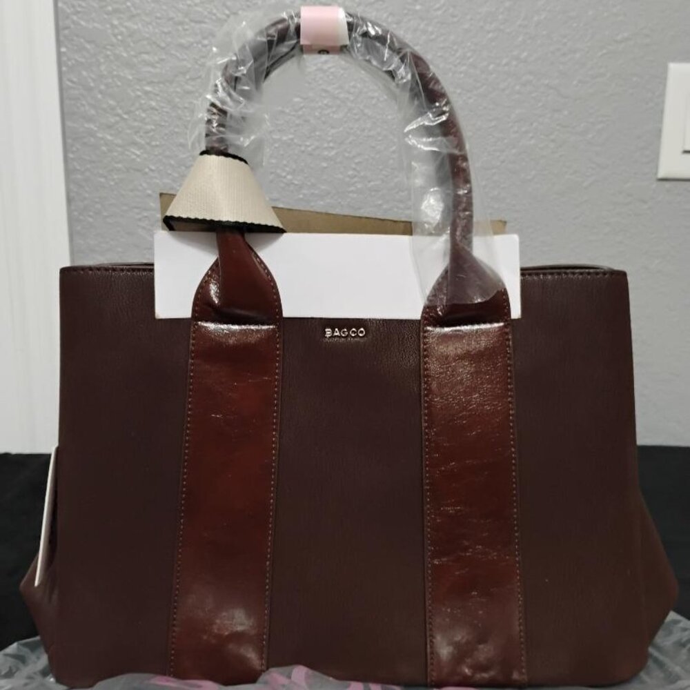 BAGCO Brown Bag with Crossbody Strap and Wallet NWT